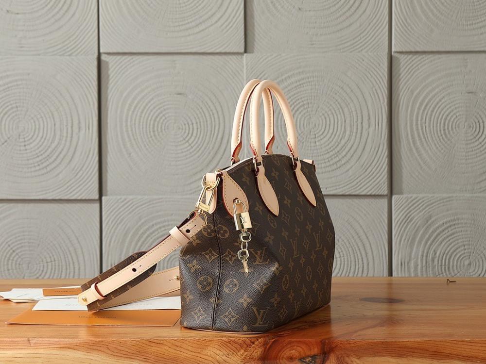 Elegant Stylish Monogram Leather Shoulder Bag