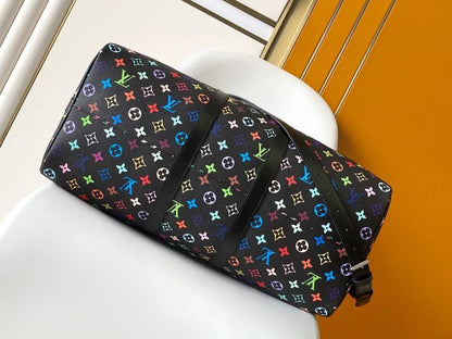 Keepall Monogram Leather Travel Bag