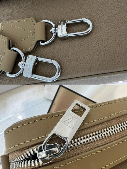Stylish Refined Leather Crossbody Bag