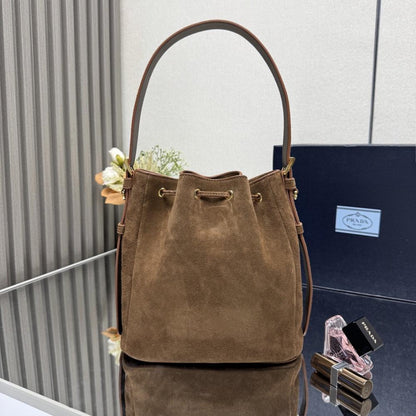 Leather Bucket Bag