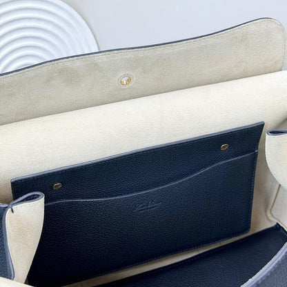 Classic Modern Calfskin Top Handle Bag