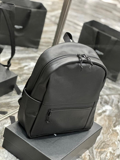 Modern Italian-Inspired Leather Backpack