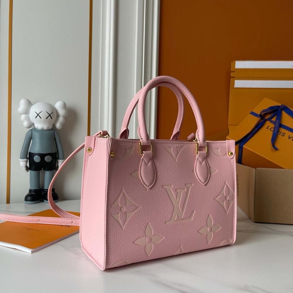 OnTheGo Monogram Calfskin Top Handle Bag
