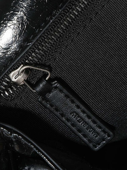Luxury Leather Top Handle Bag – Limited Edition