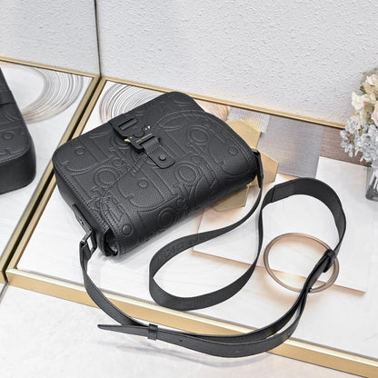 Stylish Premium Black Leather Shoulder Bag