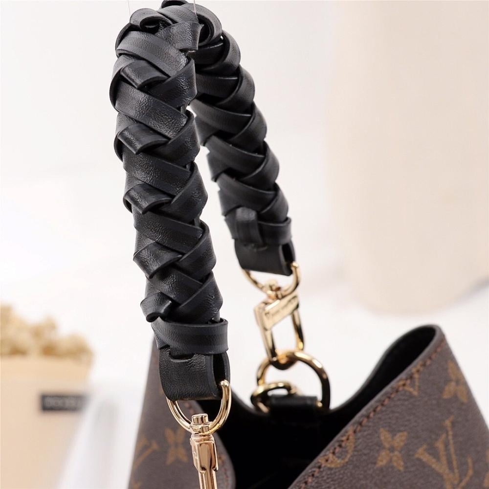 NeoNoe Gold Woven Calfskin Top Handle Bag