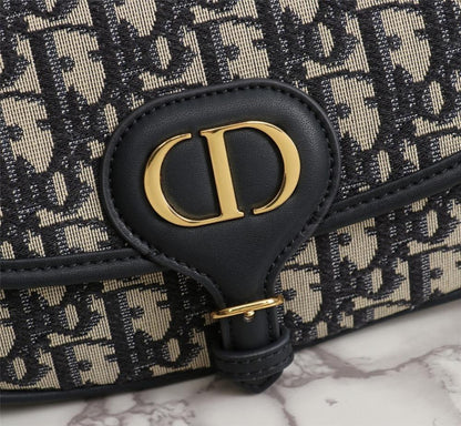 Modern Gold Calfskin Shoulder Bag