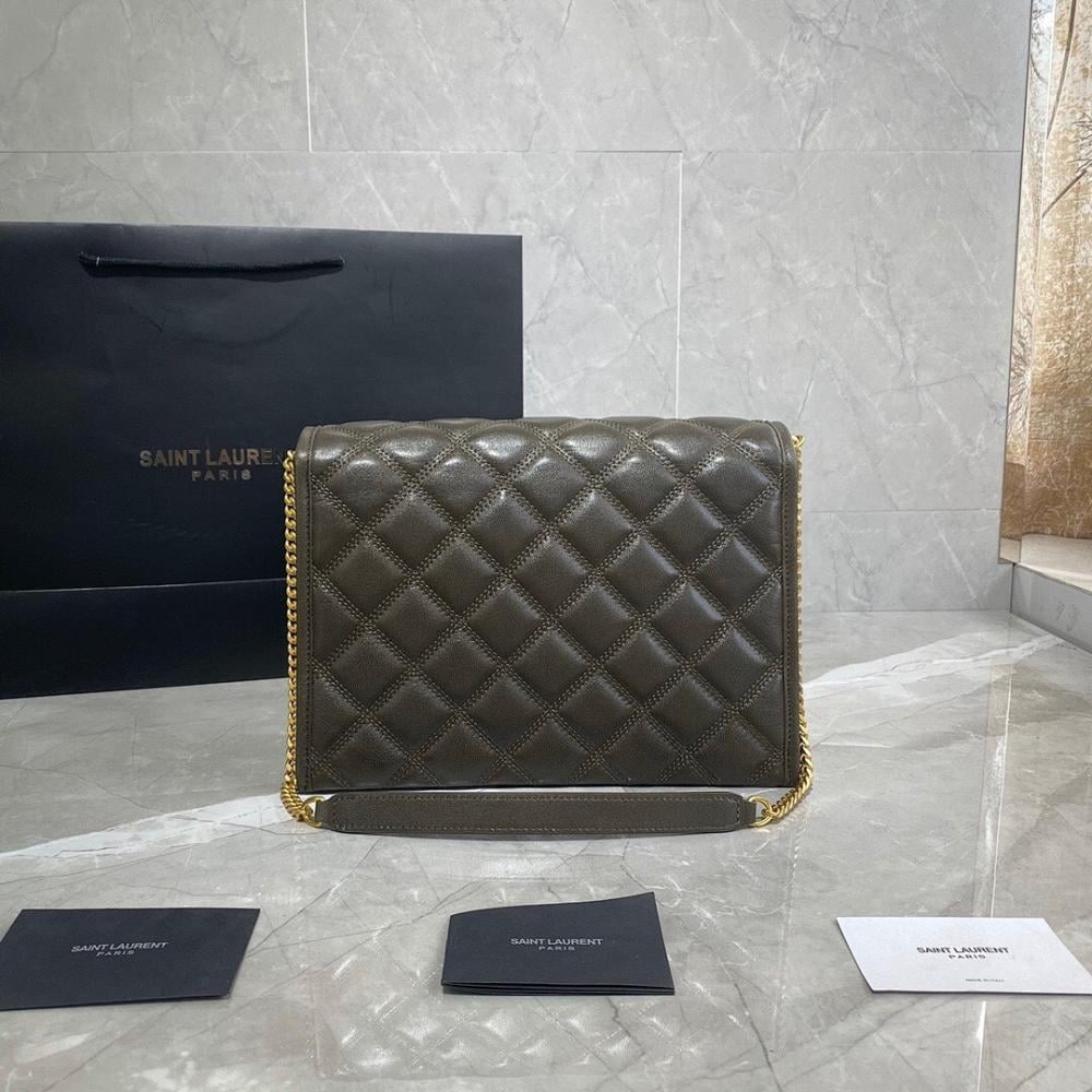 Alma Gold Quilted Leather Shoulder Bag