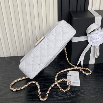 Leather Top Handle Bag