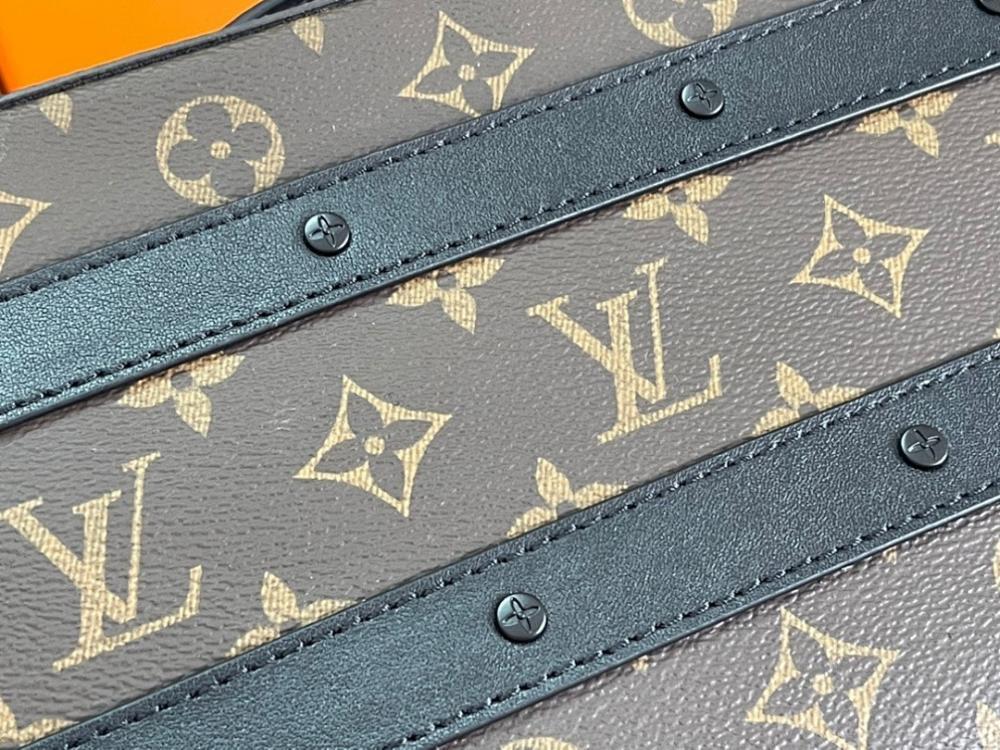 Modern Stylish Monogram Leather Shoulder Bag