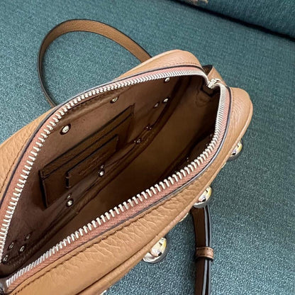 Modern Refined Calfskin Shoulder Bag