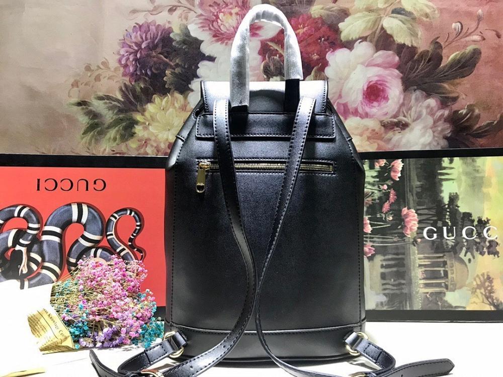 Modern Brown Leather Backpack