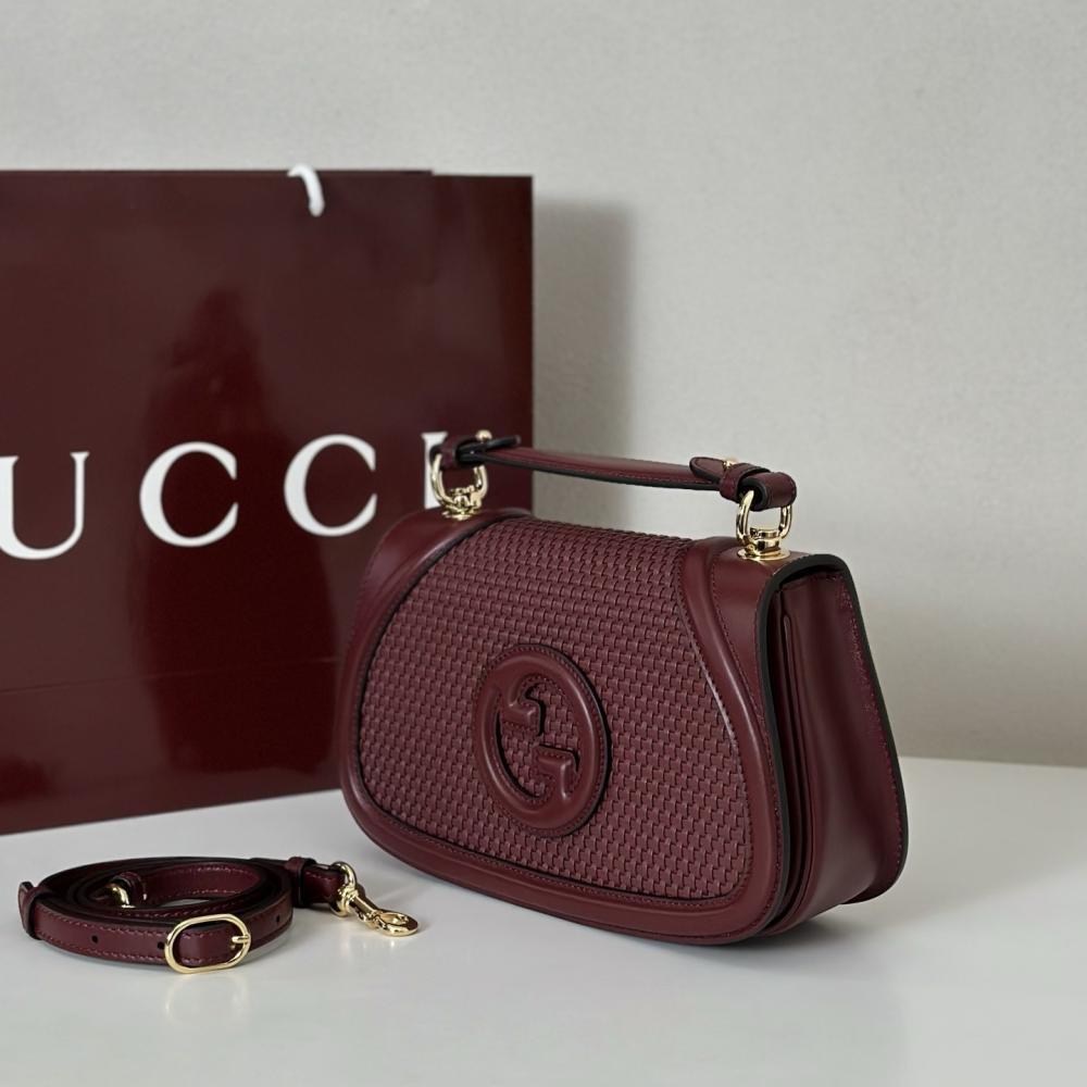 Woven Leather Shoulder Bag