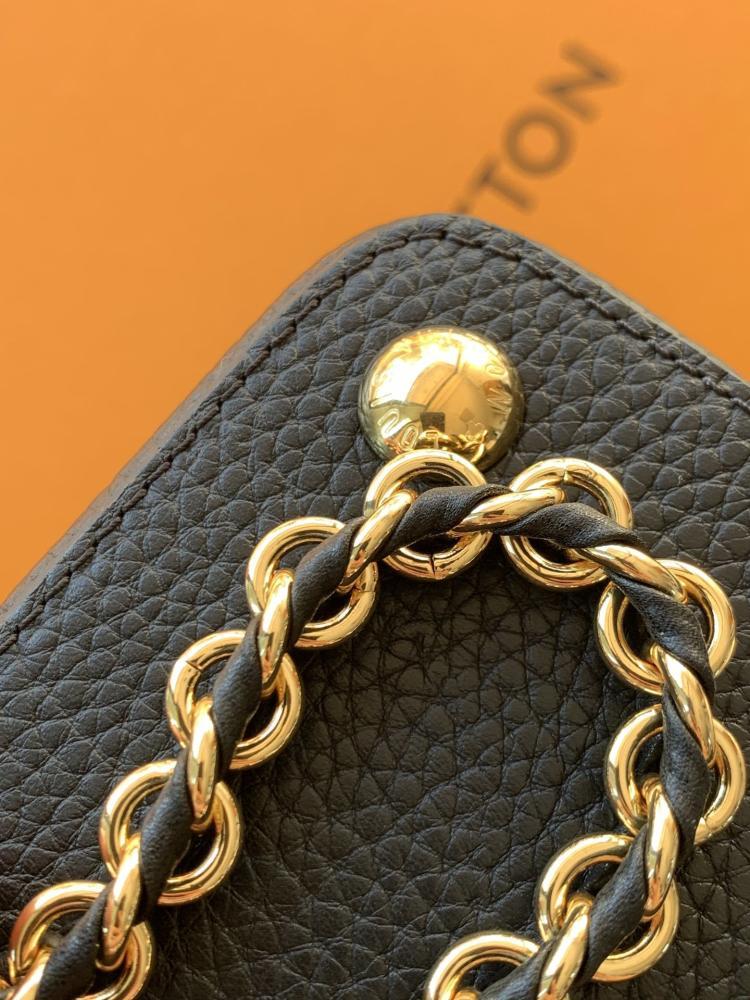 Capucines Leather Top Handle Bag