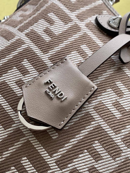Embroidered Calfskin Shoulder Bag