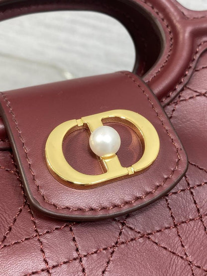 Leather Top Handle Bag
