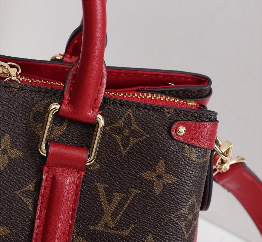 Modern Gold Monogram Leather Crossbody Bag