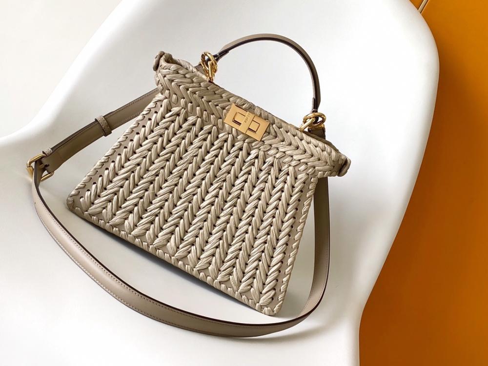 Woven Raffia Shoulder Bag