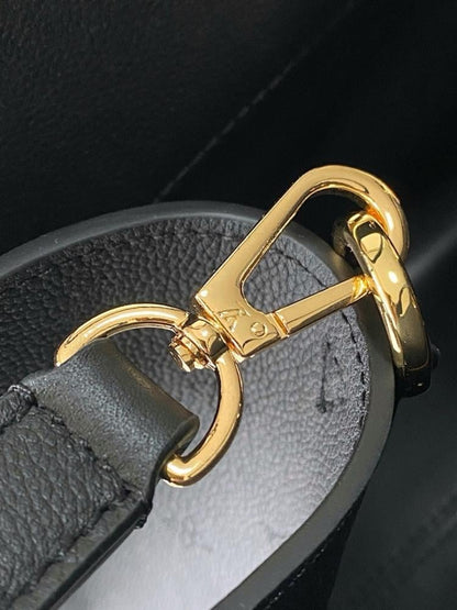 Modern Luxury Monogram Satin Top Handle Bag