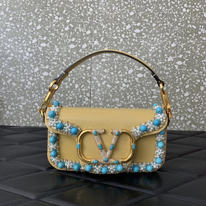 Luxury Crystal-Embellished Crossbody Bag