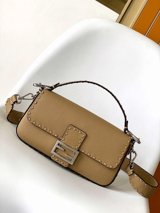 Classic Leather Top Handle Bag