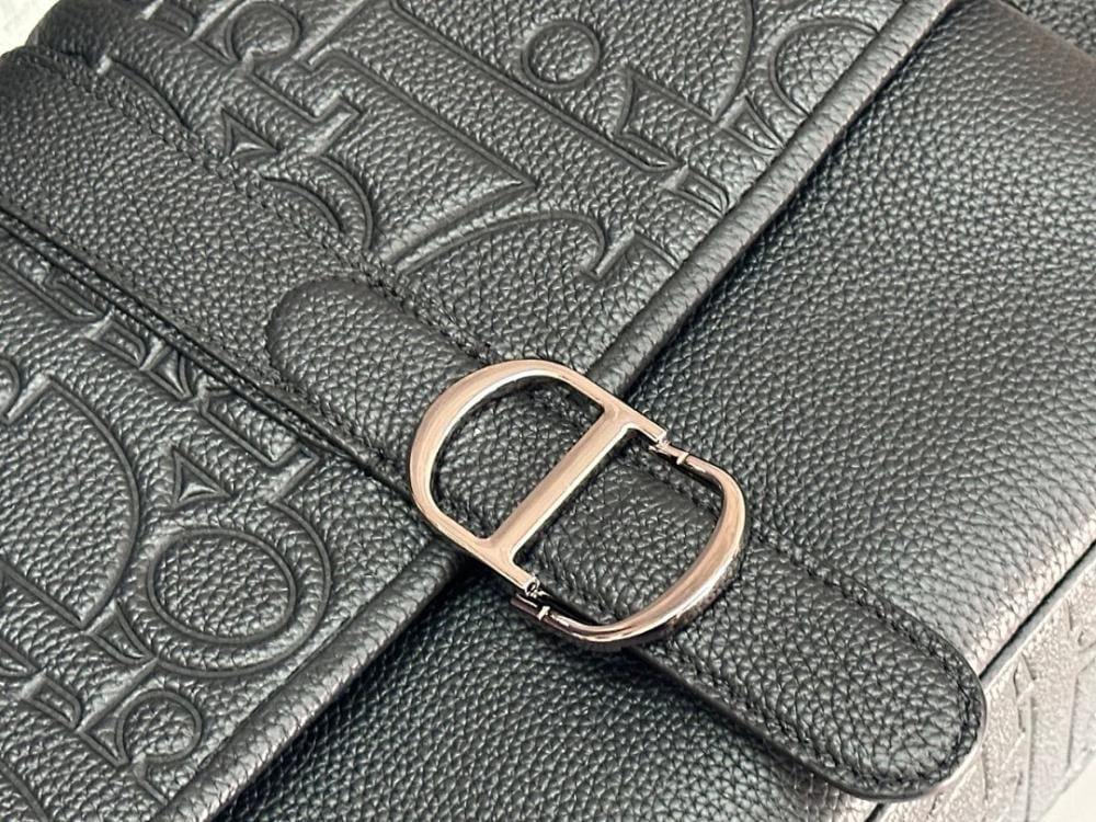 Classic Black Calfskin Crossbody Bag – Special Edition