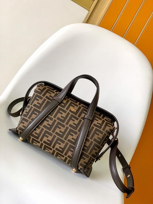 Leather Top Handle Bag