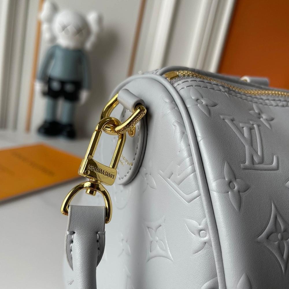 Petite Malle Monogram Calfskin Shoulder Bag