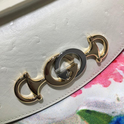 White Leather Top Handle Bag