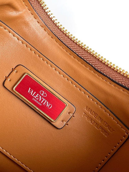 Classic Brown Embroidered Leather Bag – Limited Edition