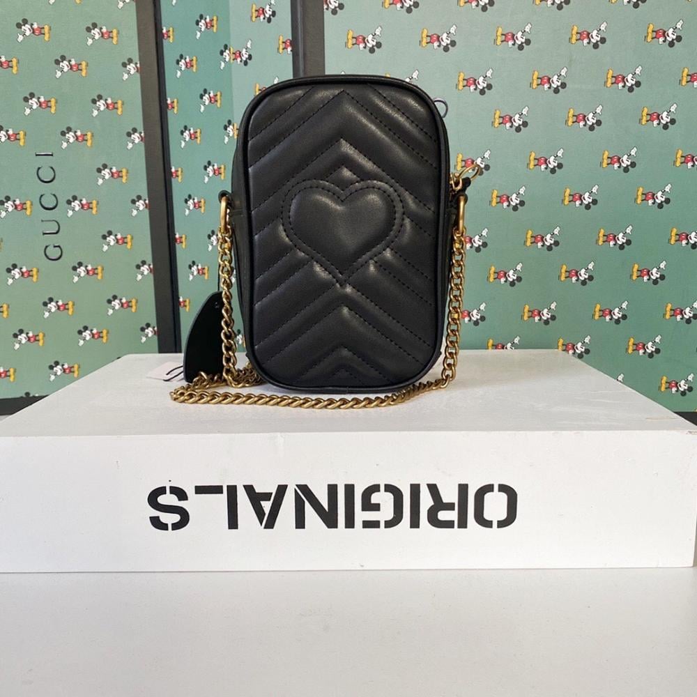 Alma Black Quilted Leather Shoulder Bag