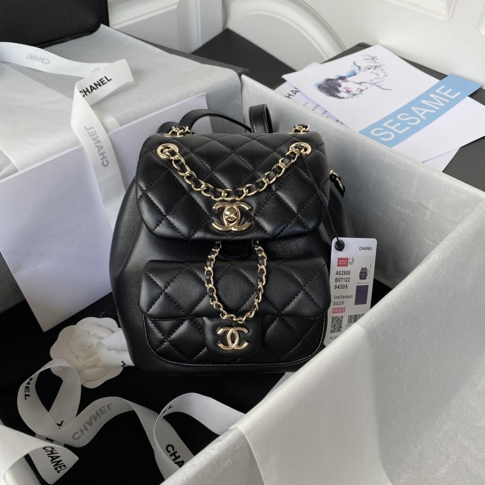 Practical Lambskin Backpack