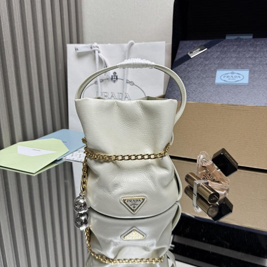 Leather Bucket Bag