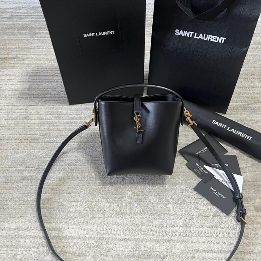 Leather Bucket Bag