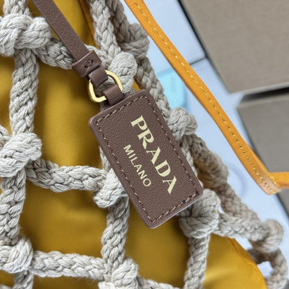 Woven Leather Shoulder Bag