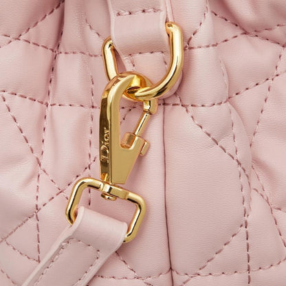 Stylish Refined Gold Lambskin Shoulder Bag