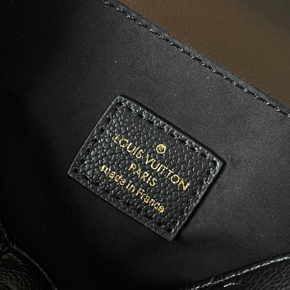 The Pouch Monogram Leather Top Handle Bag
