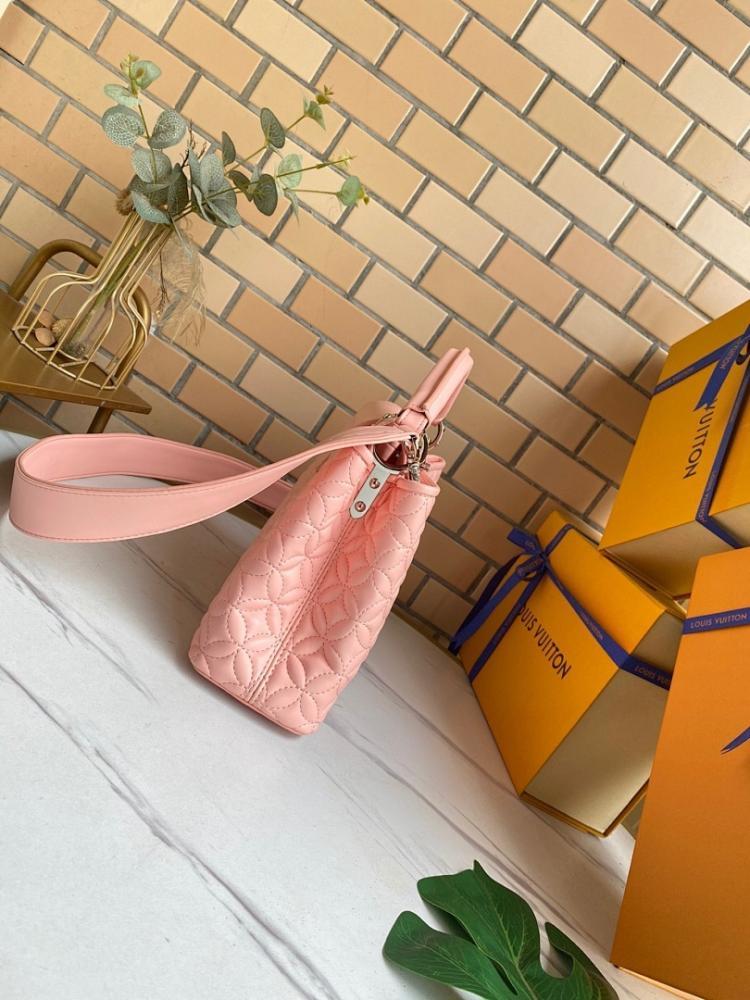 Modern Italian-Inspired Embroidered Leather Shoulder Bag