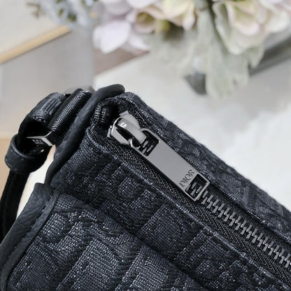 Modern Stylish Black Printed Crossbody Bag