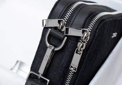 Alma Denim Top Handle Bag