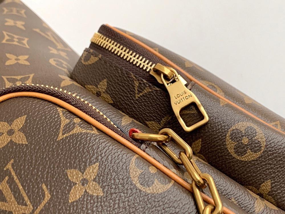 Alma Gold Leather Top Handle Bag
