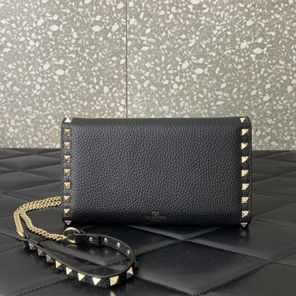 Studded Leather Crossbody Bag