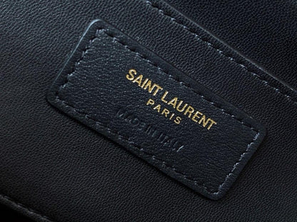 Modern Refined Leather Top Handle Bag