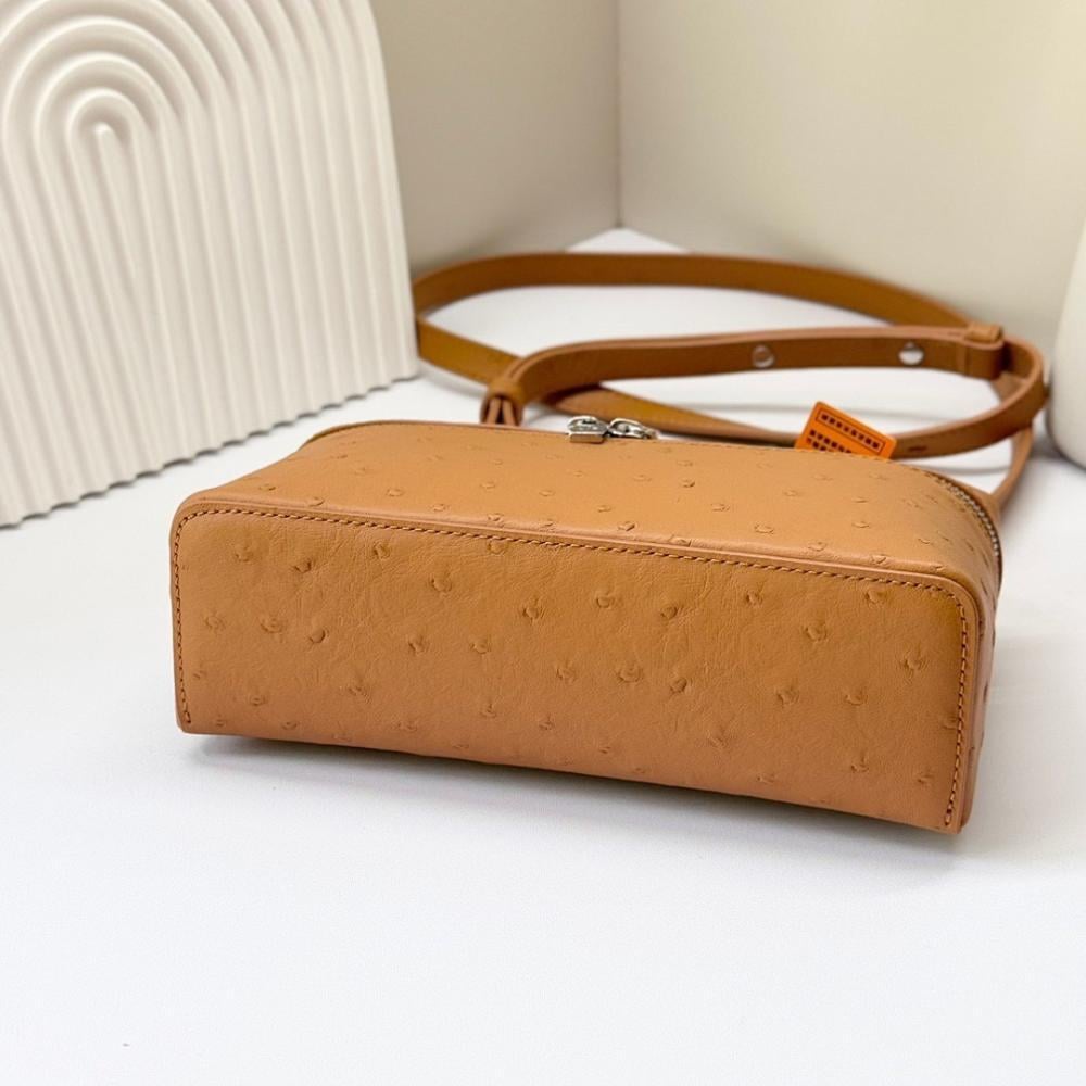 Elegant Premium Gold Calfskin Shoulder Bag
