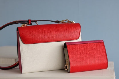 Twist Leather Shoulder Bag