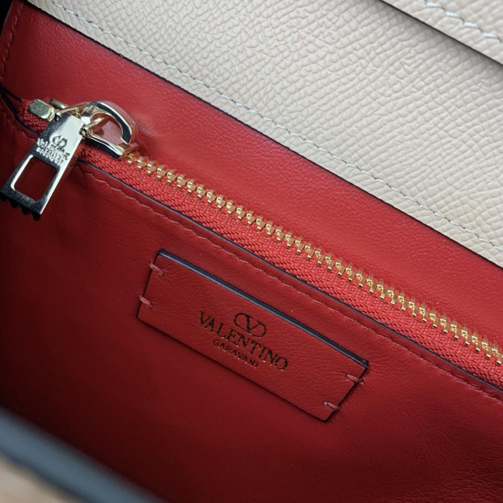 Crystal-Embellished Calfskin Shoulder Bag