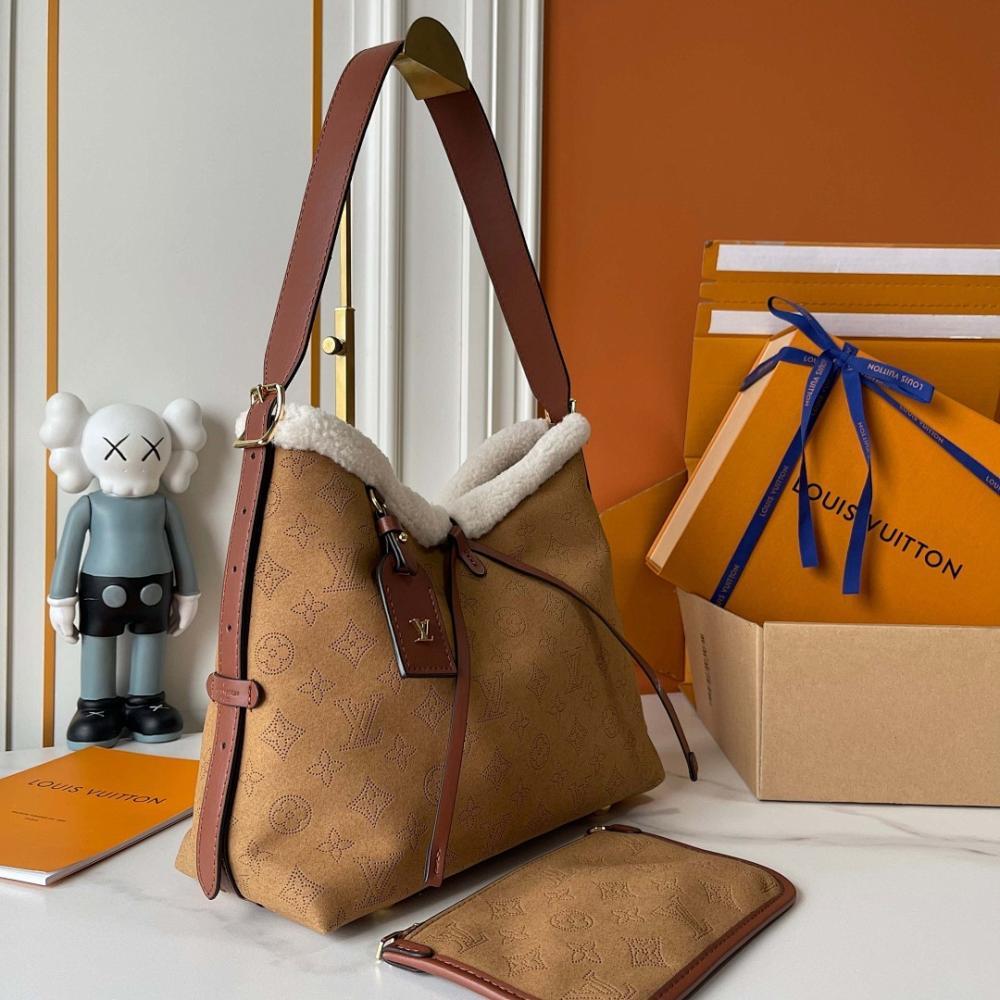 Elegant Monogram Leather Crossbody Bag – Limited Edition