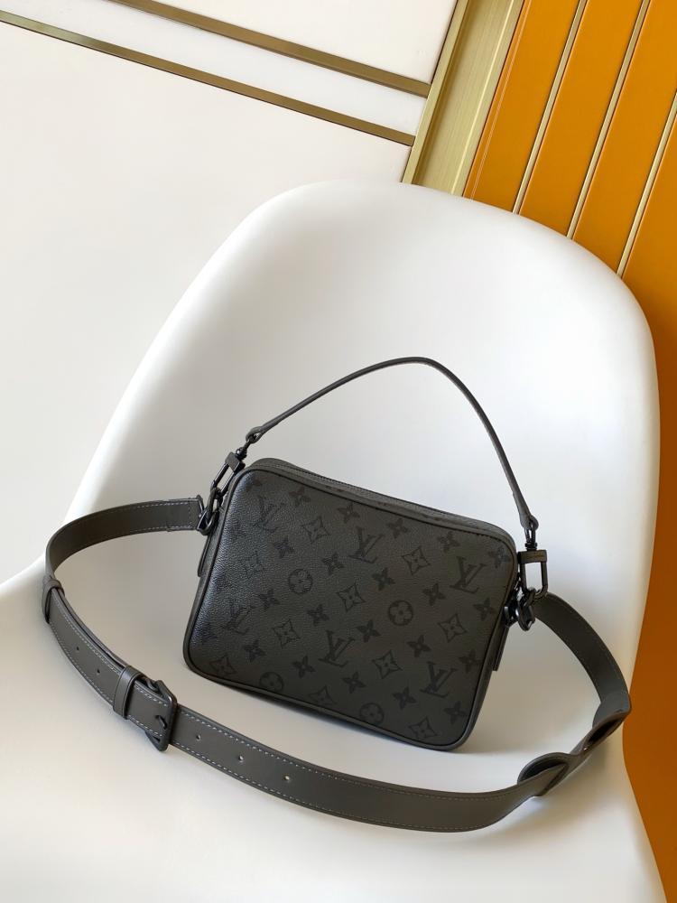 Monogram Leather Crossbody Bag