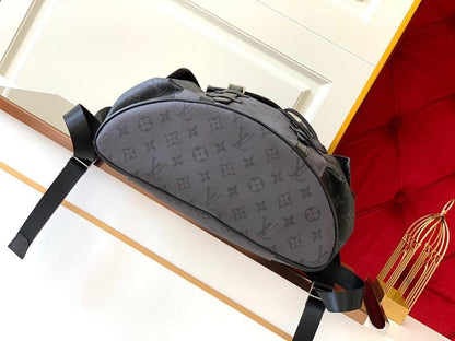 Elegant Black Canvas Backpack – Limited Edition