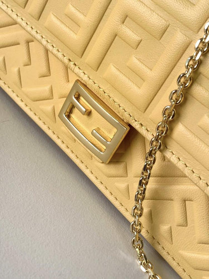 Baguette Leather Shoulder Bag
